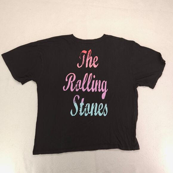 The Rolling Stones Band Crew Neck Short Sleeve T Shirt Mens Size XL Black - Picture 9 of 9